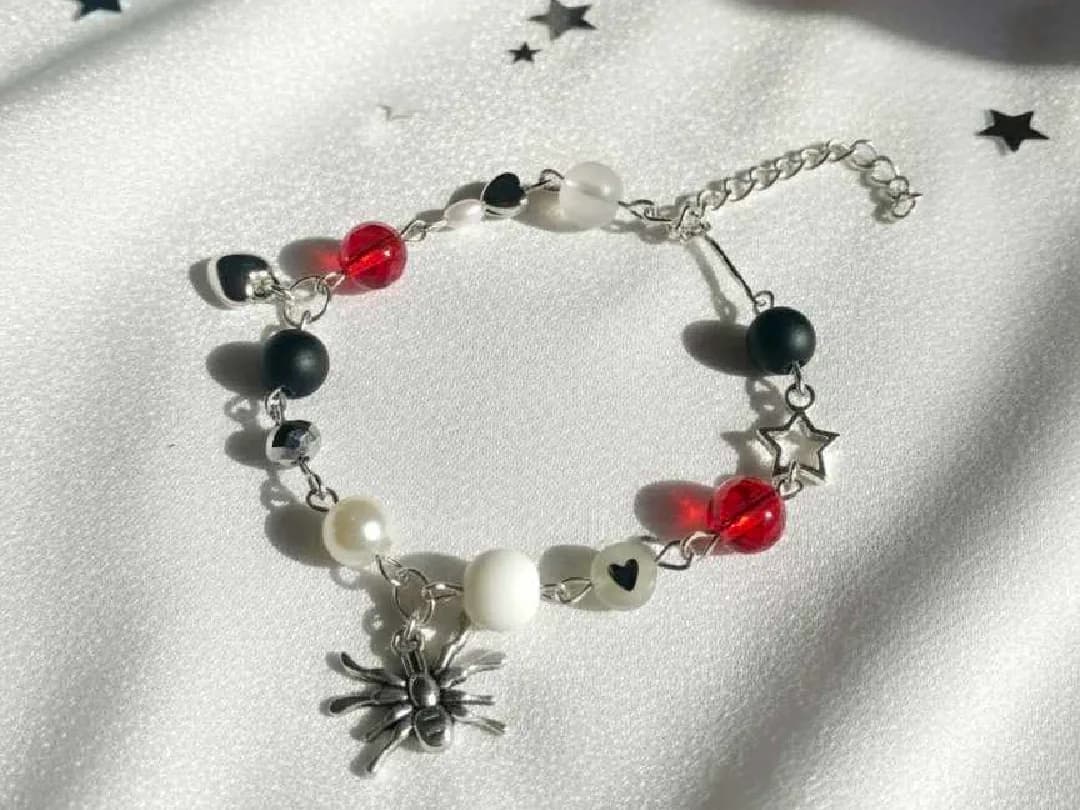 Spider halloween bracelet