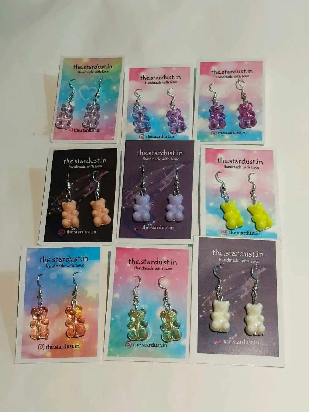 Gummy bear earrings