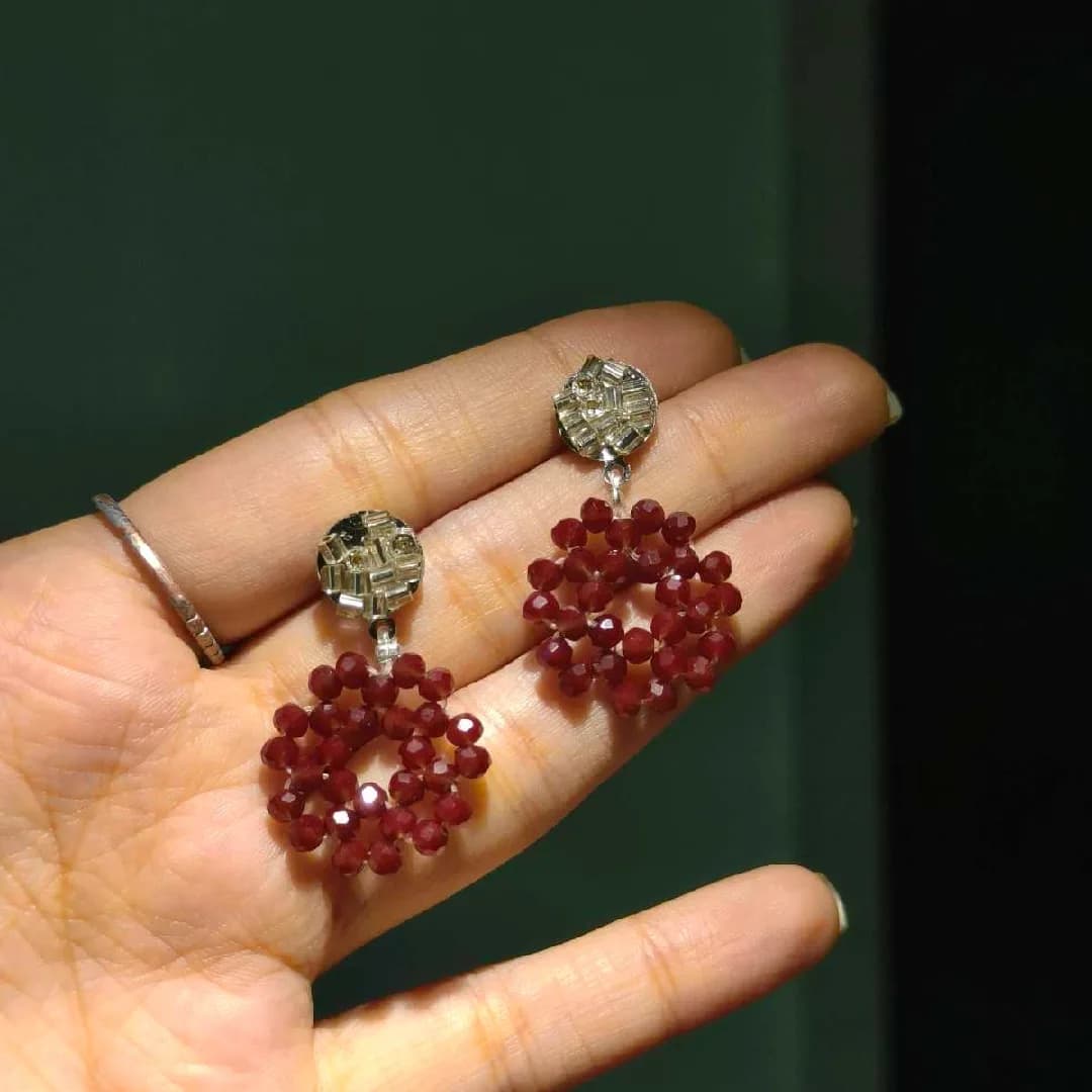 Crystal earrings